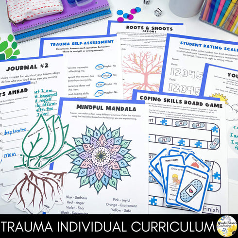 Trauma Individual Counseling Curriculum + Data Tracking Tools